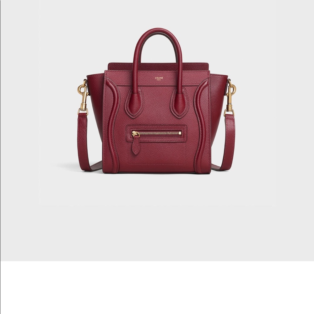 NANO LUGGAGE BAG IN DRUMMED CALFSKIN